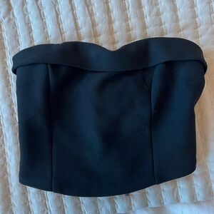 Princess Polly Black Crop Top